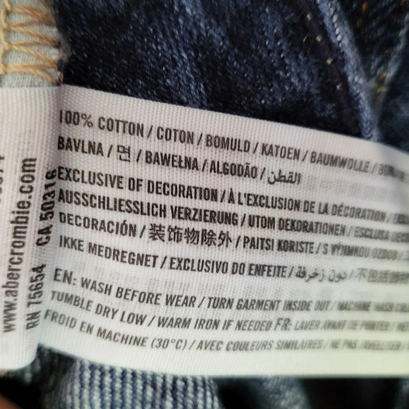 đź’•Abercrombie & Fitch distressed raw hem shorts - Picture 8 of 8